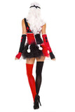 Show stopping Harlequin Halloween cosplay costume