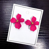 3d Flower earrings