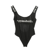 Gymaholic monokini bodysuit swimwear