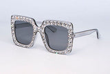 Oversized Square Frame Bling Rhinestone Sunglasses Fashion sunglasses