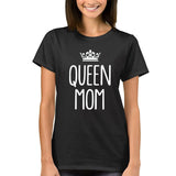 Queen mom crown printed tshirt