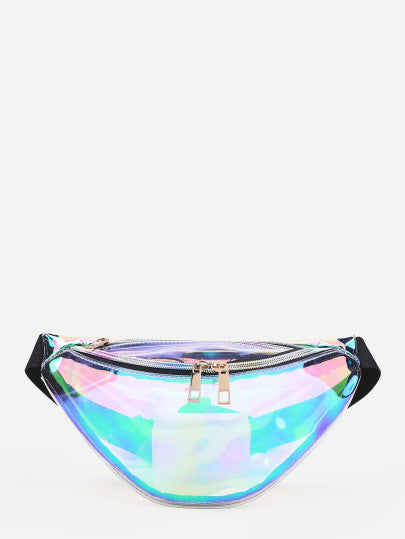 90s Clear Iridescent Fanny pack