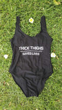 Thick thighs saves lives monokini one piece swimsuit
