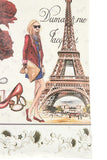 Paris fashion girl snap bag case