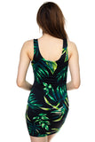 Tropical Print Mini Dress