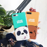 We bare bears 3d phone case iPhone