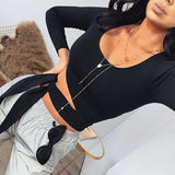 Ladies classic wrap up tie crop top