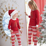 Matching family mom dad kids Christmas pajamas set