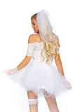 Classy babe Bride Halloween cosplay costume