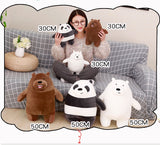 We bare bears Grizzly Panda Ice Bear Stuffed Soft Plush toy