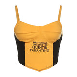 Quentin quarantining movie corset crop top