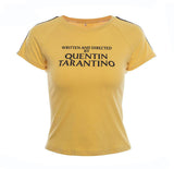 Written and directed by Quentin Tarantino crop top