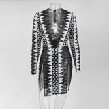 “Lifestyle” couture high split bodycon dress