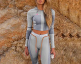 Nibber long sleeve casual sports track suit set