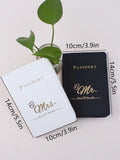 Bridal couples Mrs and mr passport case