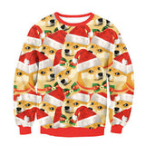 Funny ugly Christmas unisex pullover sweater