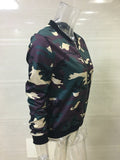 Ladies Army camo style bomber jacket