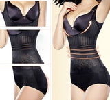 Slimming belly control compression body shapewear