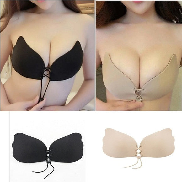 Instant lift backless strapless invisible bra