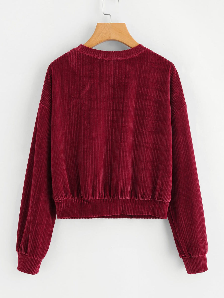 Velvet pullover retro sweater – Iconic Trendz Boutique