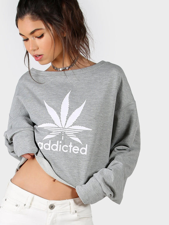 Ladies Addicted oversize sweatshirt