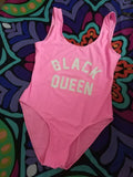 Black Queen one piece monokini bikini swimsuit