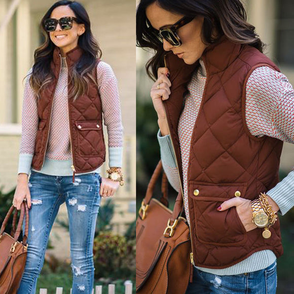 Trendy Quilt style vest coat jacket – Iconic Trendz Boutique