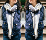 Trendy Quilt style vest coat jacket
