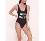 Aloha beaches monokini one piece bikini swimsuit