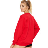 Ladies "chill" oversize pullover sweater