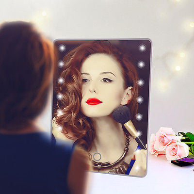 Iconic Beauty Touch screen Makeup led Illuminated Portable Mirror