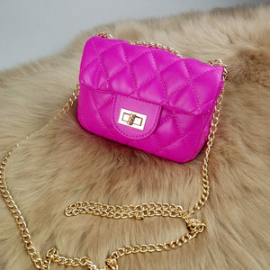 "Pop star" Quilt Design Chain handbag