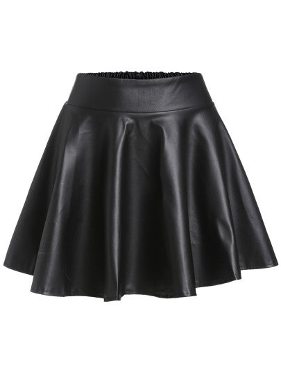 Faux leather skater pleated mini skirt – Iconic Trendz Boutique