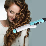 2 in 1 mini hair straightener and curling iron