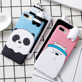 We bare bears inspired 3D iPhone phone case