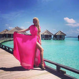 "Island vibes only" bikini swimwear coverup maxi dress