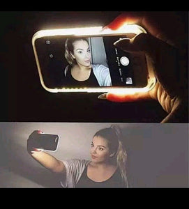"Icons" LED Light Selfie Luminous Phone Case (iphone)