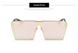 Glam horizon Square Retro Oversize Sunglasses - Iconic Trendz Boutique