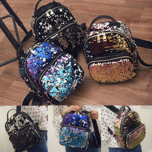 Glam Sequins Fashion Backpack Bag
